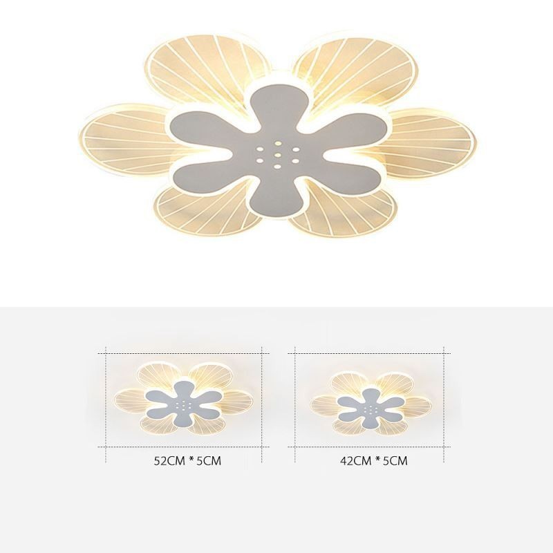 Plafonnier décoratif moderne à encastrer avec jolies fleurs