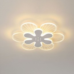 Plafonnier décoratif moderne à encastrer avec jolies fleurs