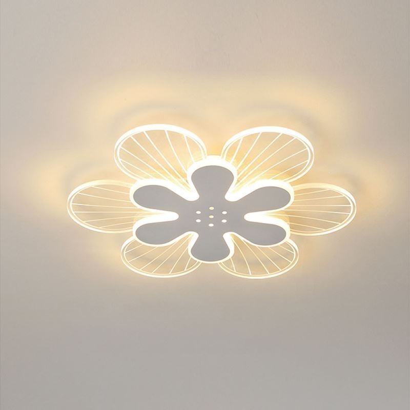 Plafonnier décoratif moderne à encastrer avec jolies fleurs