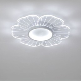 Plafonnier encastré à pétales minimaliste, éclairage décoratif créatif