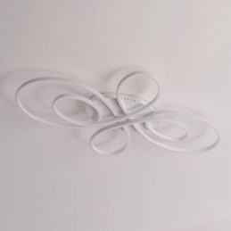 Plafonnier encastré moderne à motif floral, éclairage décoratif