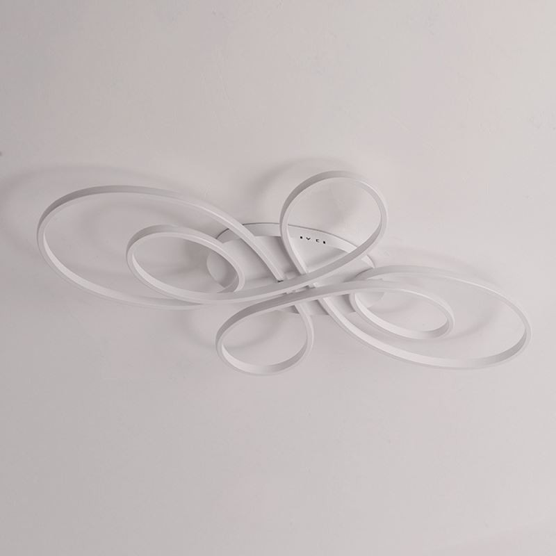 Plafonnier encastré moderne à motif floral, éclairage décoratif
