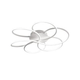 Plafonnier linéaire encastré au design floral moderne
