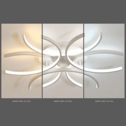 Plafonnier encastré moderne en gel de silice décoratif