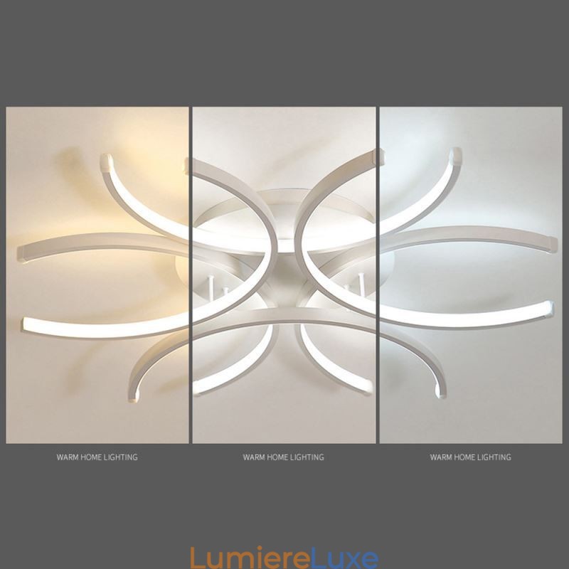 Plafonnier encastré moderne en gel de silice décoratif