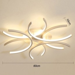 Plafonnier encastré moderne en gel de silice décoratif