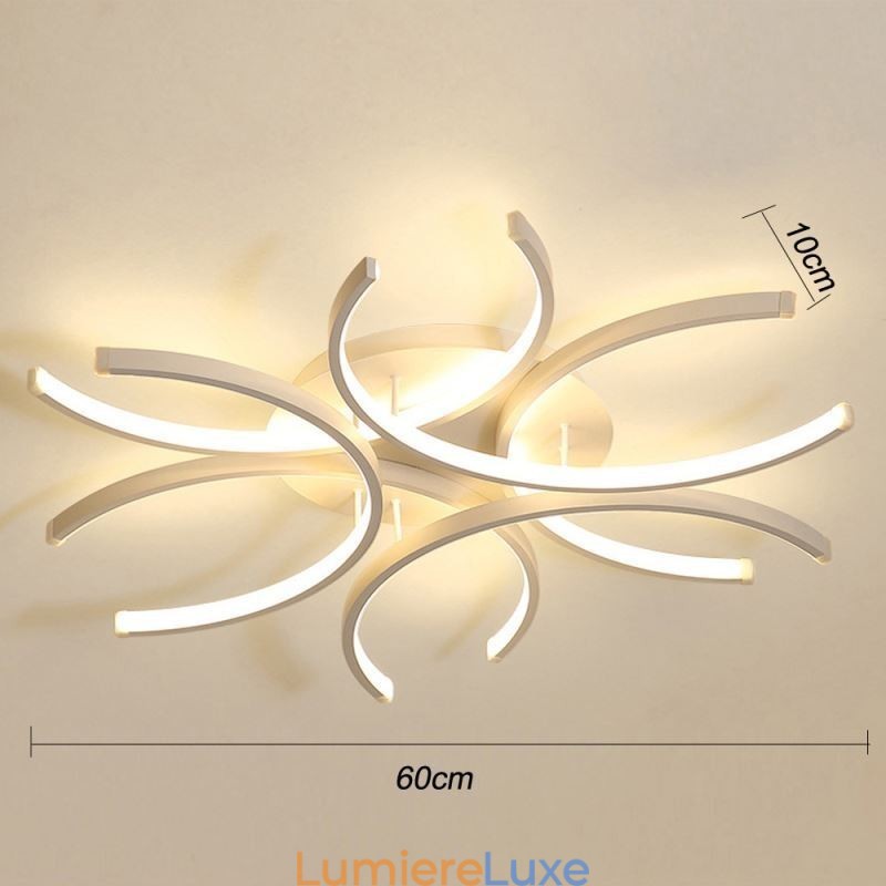 Plafonnier encastré moderne en gel de silice décoratif