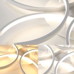 Plafonnier encastré moderne en gel de silice décoratif