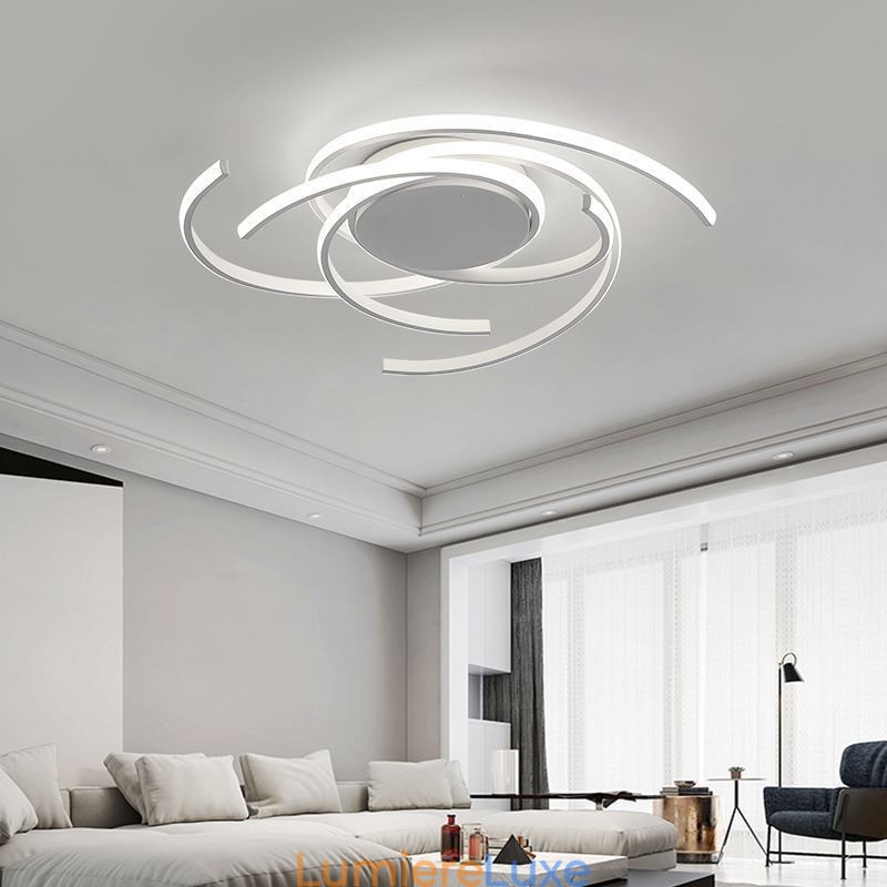 Plafonnier encastré moderne en acrylique, éclairage décoratif créatif