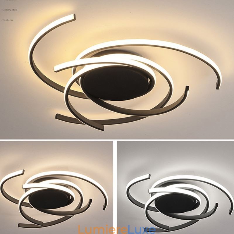Plafonnier encastré moderne en acrylique, éclairage décoratif créatif