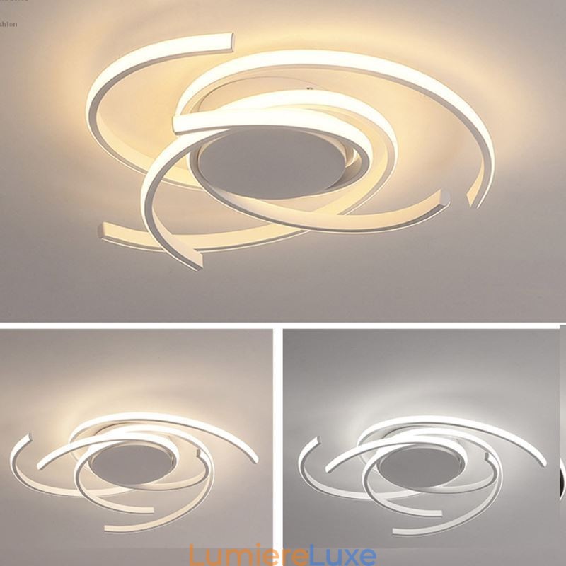 Plafonnier encastré moderne en acrylique, éclairage décoratif créatif