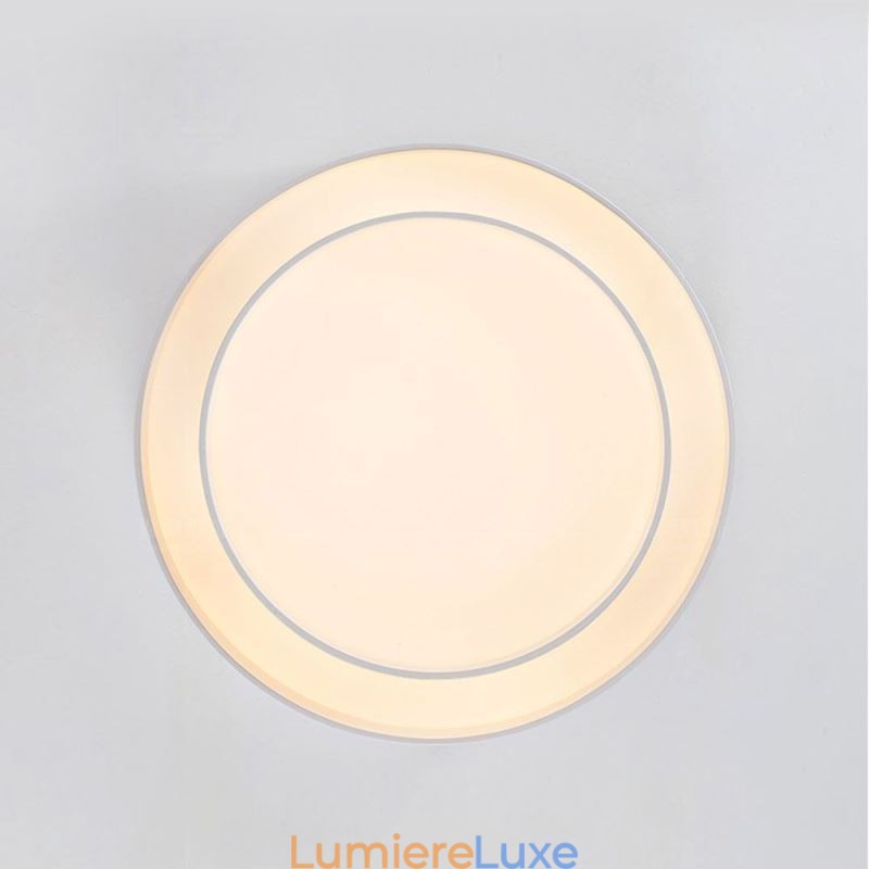 Plafonnier circulaire contemporain à encastrer