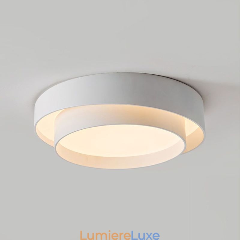 Plafonnier circulaire contemporain à encastrer