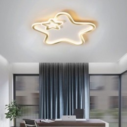 Plafonnier encastré Creative Star Golden Star
