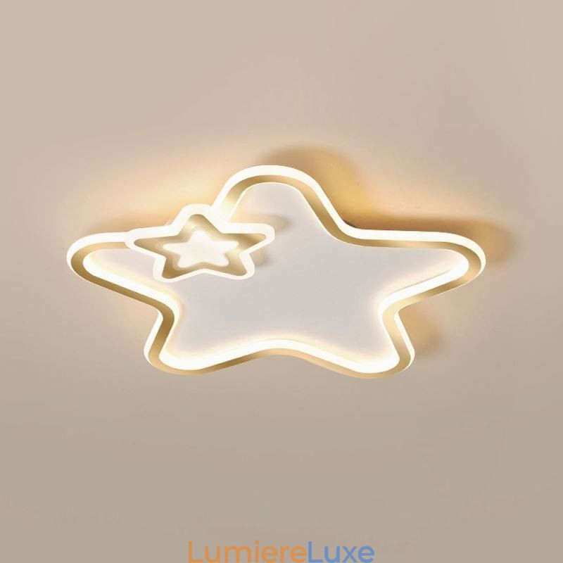 Plafonnier encastré Creative Star Golden Star