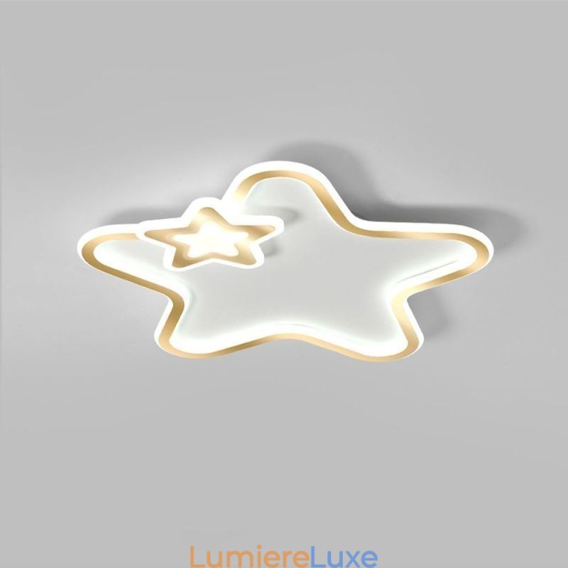 Plafonnier encastré Creative Star Golden Star