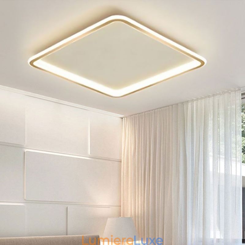 Plafonnier encastré ultra-mince minimaliste moderne