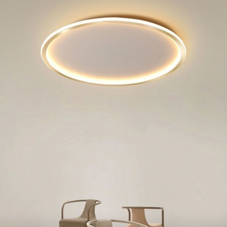 Plafonnier circulaire minimaliste encastré Plafonnier circulaire minimaliste encastré