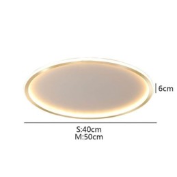 Plafonnier circulaire minimaliste encastré