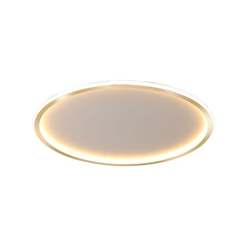 Plafonnier circulaire minimaliste encastré