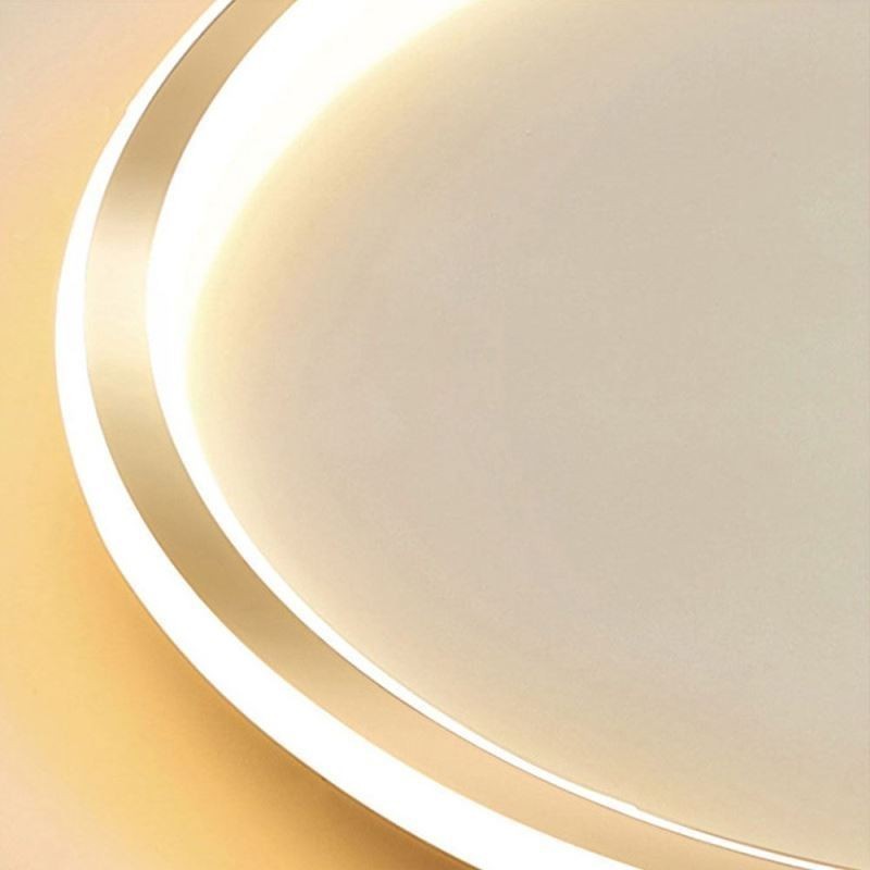 Plafonnier circulaire minimaliste encastré