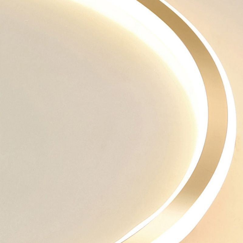 Plafonnier circulaire minimaliste encastré