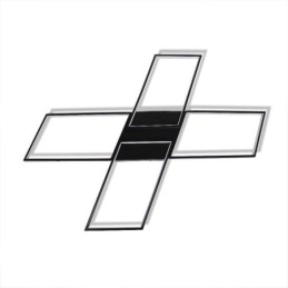 Plafonnier en acrylique minimaliste en forme de X