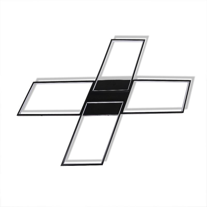 Plafonnier en acrylique minimaliste en forme de X