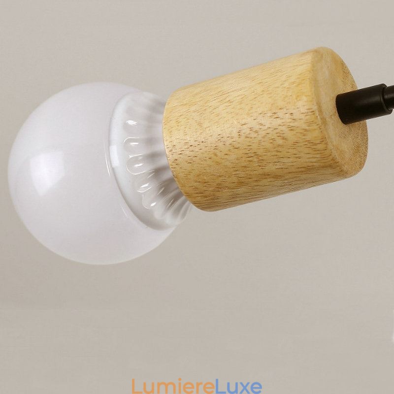 Lustre moderne en forme de branche de bois à montage encastré Magic Beans