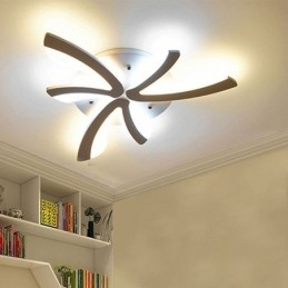 Plafonnier simple et moderne à montage encastré en forme de pissenlit
