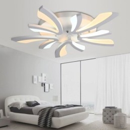 Plafonnier simple et moderne à montage encastré en forme de pissenlit