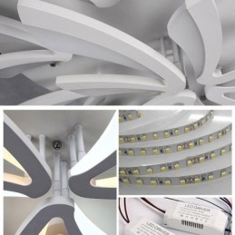 Plafonnier simple et moderne à montage encastré en forme de pissenlit