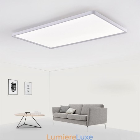 Plafonnier ultra-mince à encastrer Nordic Panel Light blanc Plafonnier ultra-mince à encastrer Nordic Panel Light blanc