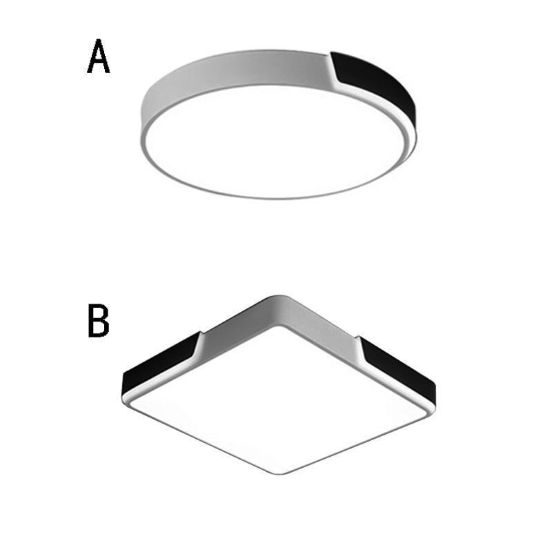 Plafonnier circulaire encastré simple et moderne