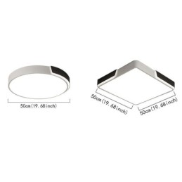 Plafonnier circulaire encastré simple et moderne