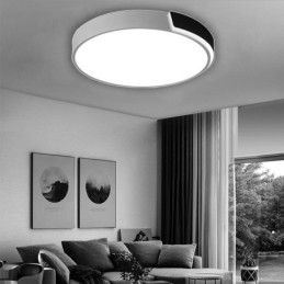 Plafonnier circulaire encastré simple et moderne