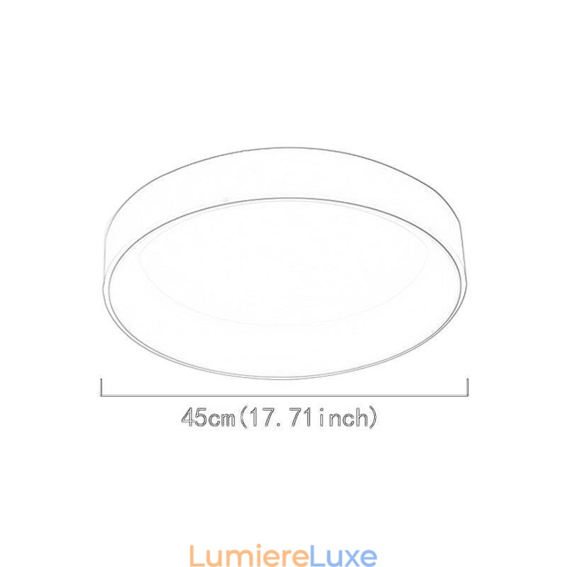 Plafonnier rond moderne à montage encastré, lampe à économie d'énergie