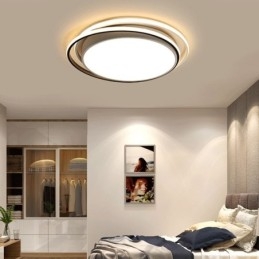 Plafonnier géométrique moderne et simple à montage encastré, lampe à cadre carré