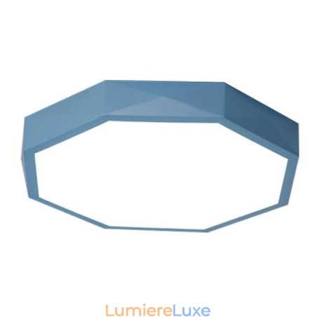Plafonnier moderne à montage encastré, design hexagonal spécial, lampe ultra fine Plafonnier moderne à montage encastré, design hexagonal spécial, lampe ultra fine