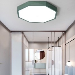 Plafonnier moderne à montage encastré, design hexagonal spécial, lampe ultra fine