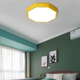 Plafonnier moderne à montage encastré, design hexagonal spécial, lampe ultra fine