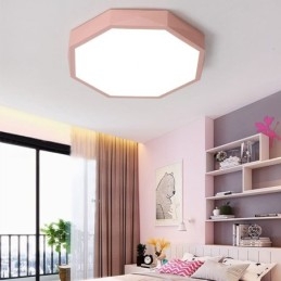 Plafonnier moderne à montage encastré, design hexagonal spécial, lampe ultra fine