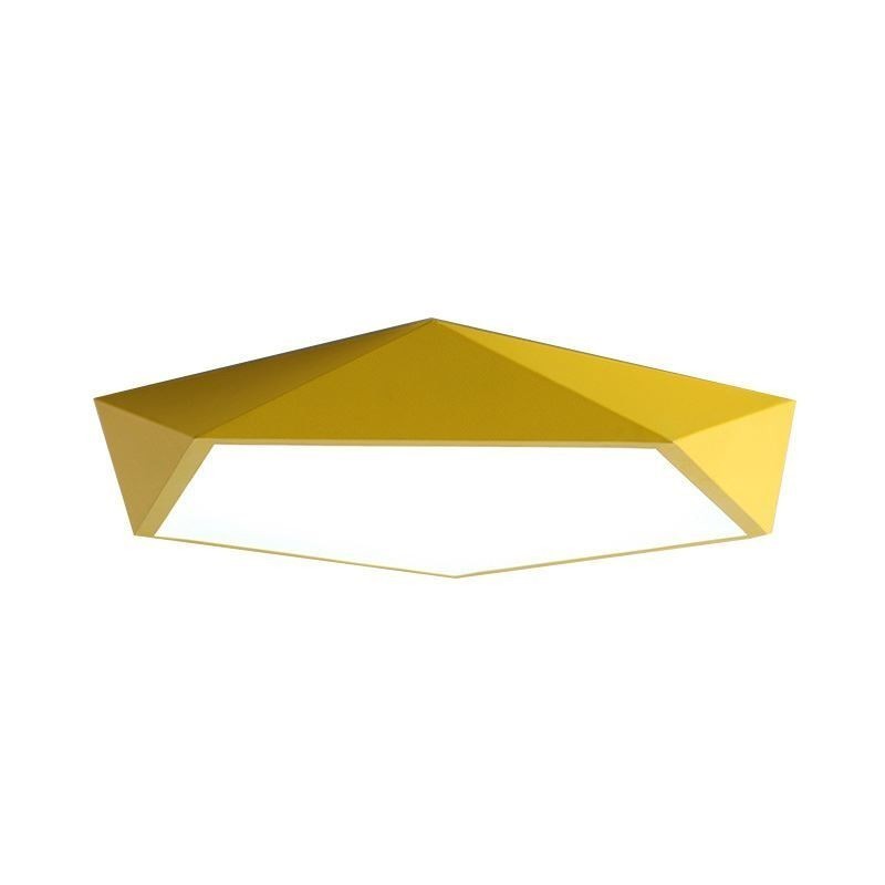 Plafonnier moderne à montage encastré au design diamant ultra fin pour la maison