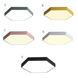 Plafonnier hexagonal contemporain simple à encastrer