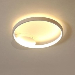 Plafonnier circulaire encastré de style nordique