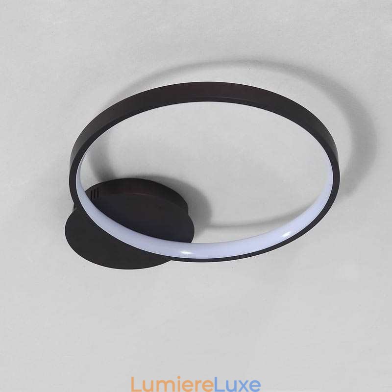 Plafonnier circulaire encastré de style nordique