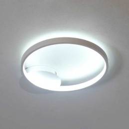 Plafonnier circulaire encastré de style nordique