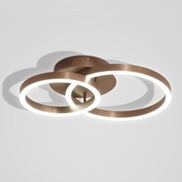 Plafonnier moderne simple et créatif à encastrer, éclairage chaleureux