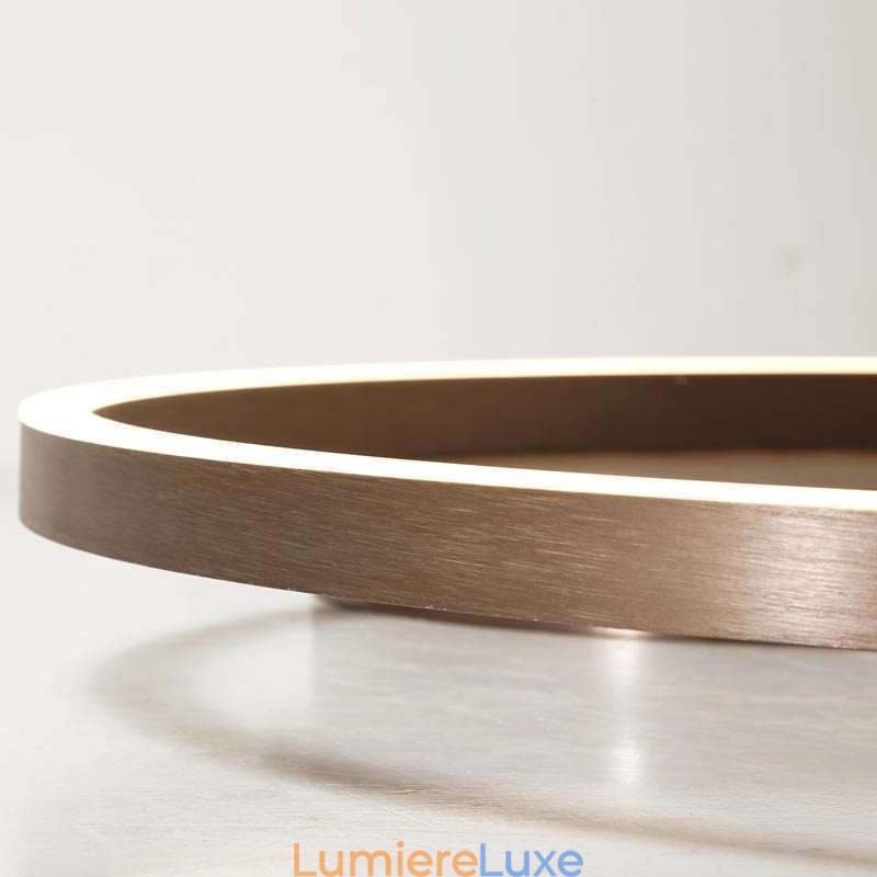 Plafonnier moderne simple et créatif à encastrer, éclairage chaleureux