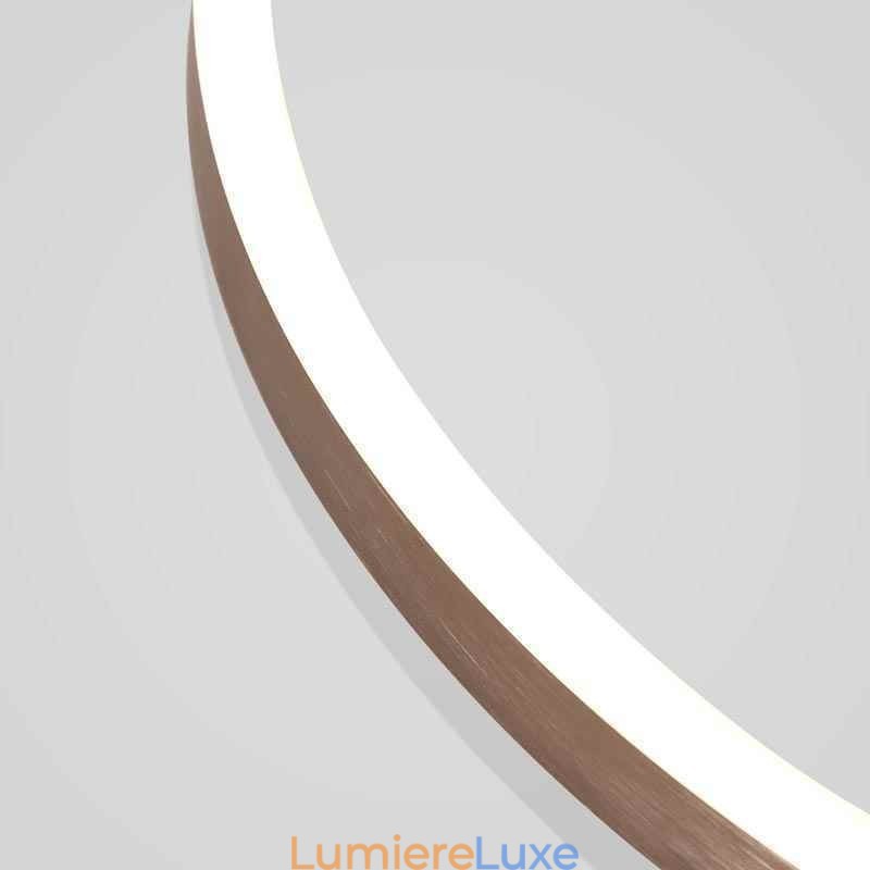 Plafonnier moderne simple et créatif à encastrer, éclairage chaleureux